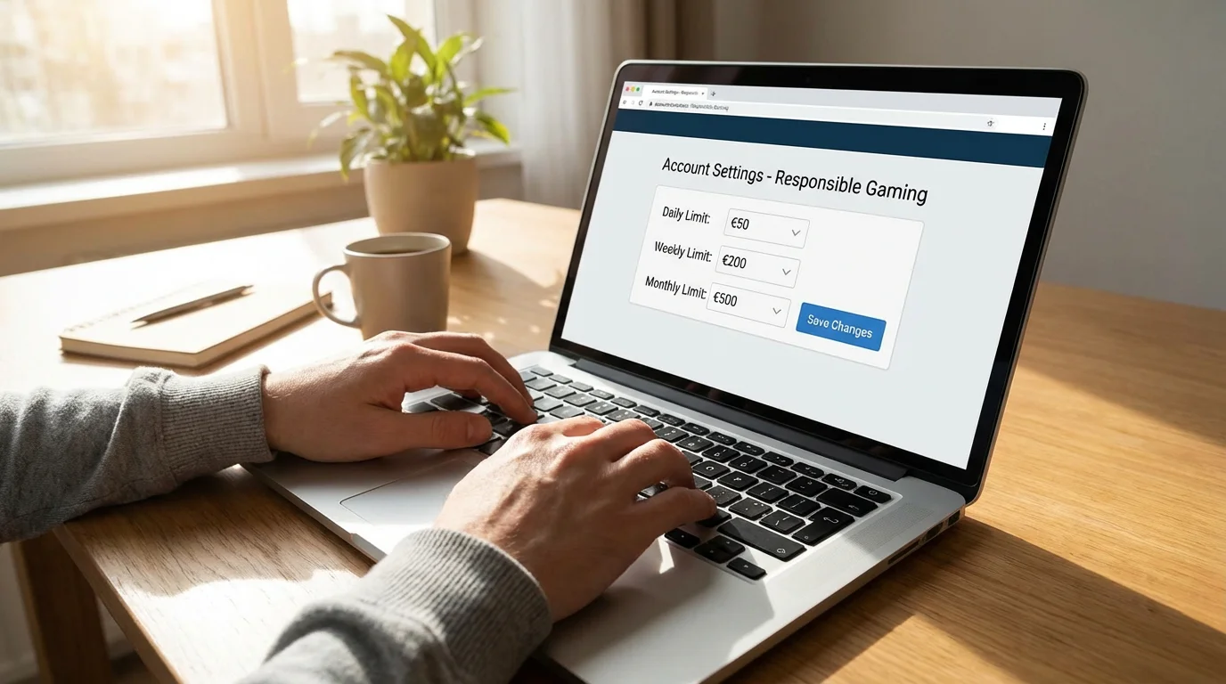 Responsible gambling tools and deposit limit settings on a betting platform